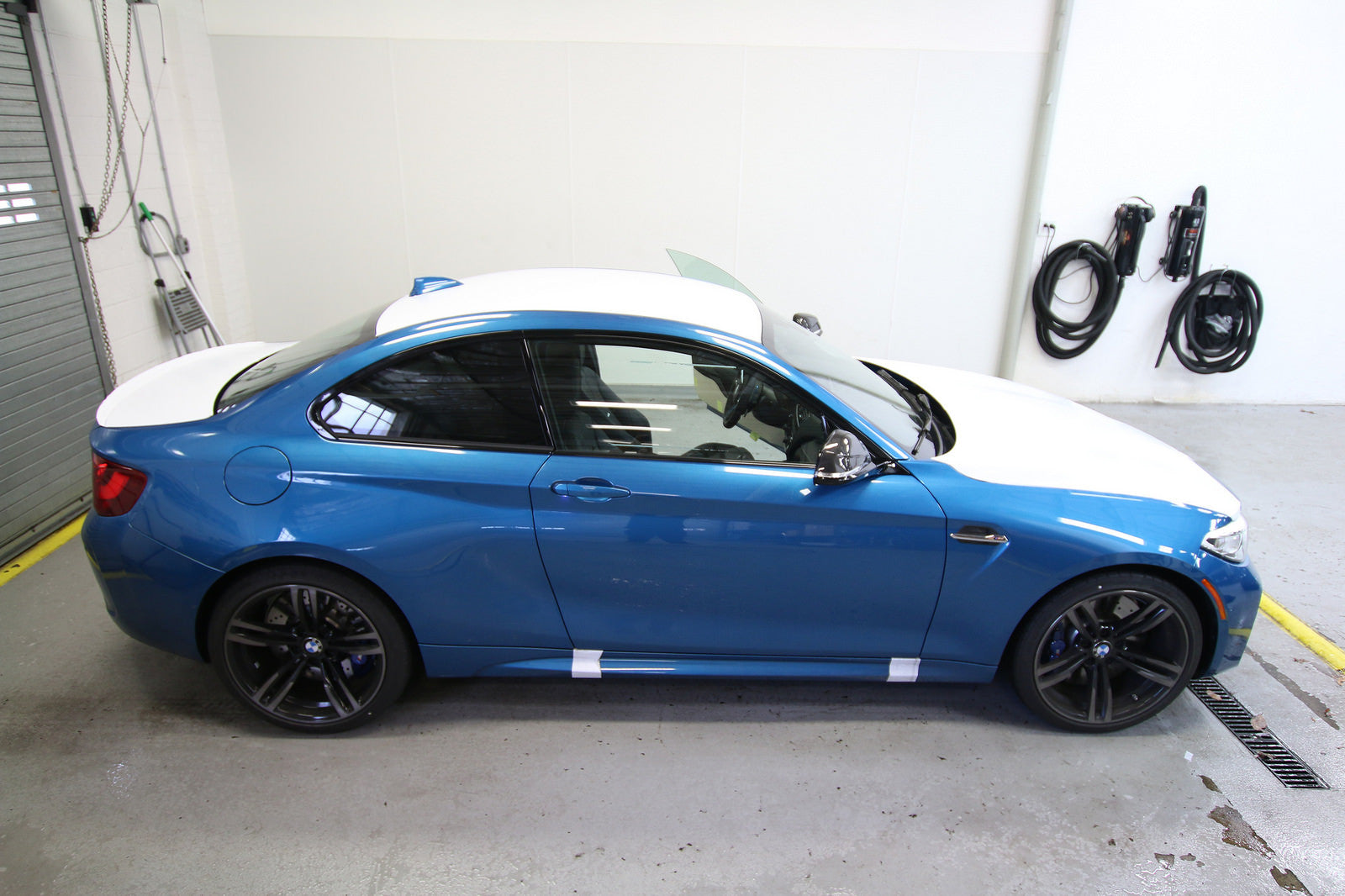 BMW M2 in Long Beach Blue receives a new car prep and Nanolex SI3D HD