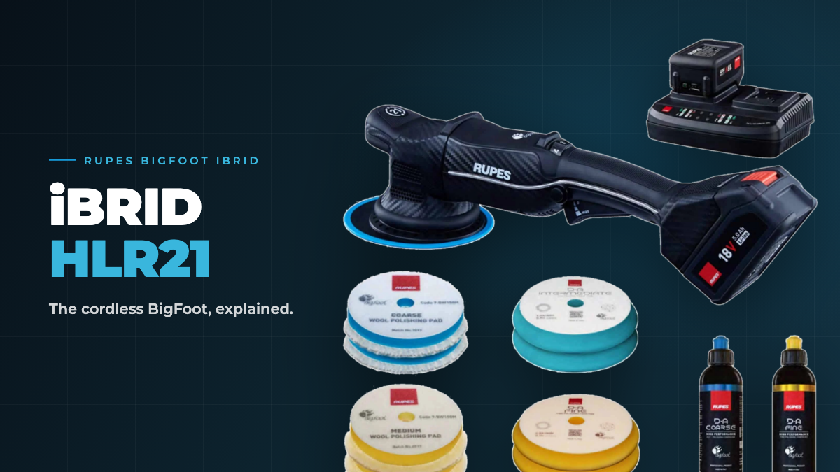 Rupes iBrid HLR21, the cordless BigFoot explained