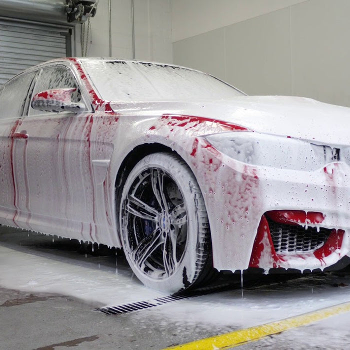 BMW M3 in Ferrari Red gets prepped and coated with Nanolex Si3D HD