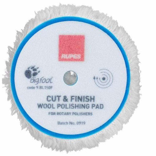 Rupes CUT & FINISH WOOL ROTARY PADS - Detailer's Domain
