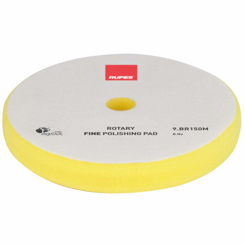 Rupes FINE ROTARY FOAM PADS (YELLOW) - Detailer's Domain