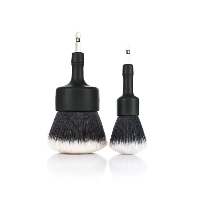 Drill Brush Set - Black (2 Pack) - Detailer's Domain