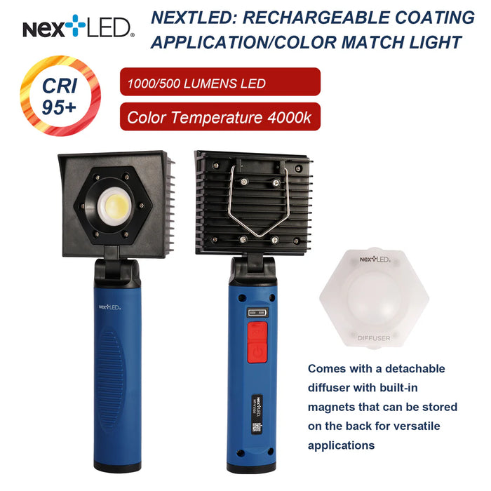 nextLED Professional Coating Application Light with Diffuser - Detailer's Domain