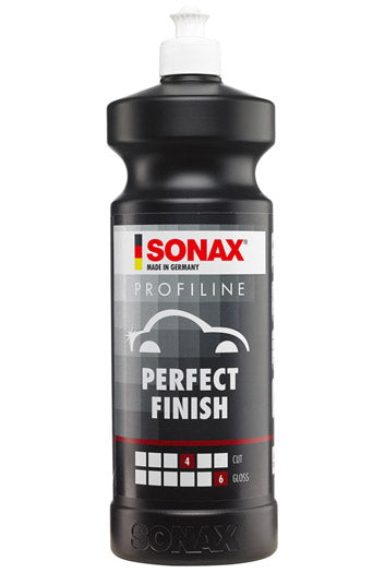 SONAX PROFILINE Perfect Finish Innovative paintwork finishing polish for a  1 step polishing of sanded down, localised paintwork damage such as dust, By SONAX GB