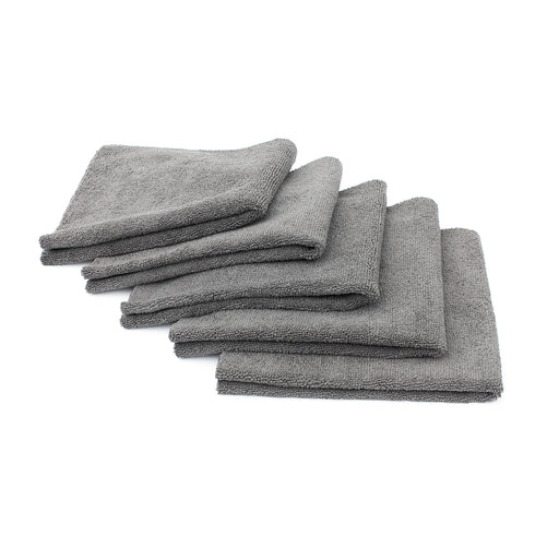 The Rag Company (10-Pack) 16 in. x 16 in. Professional Edgeless 365 GSM Premium 70/30 Blend Metal Polishing & Detailing Microfiber Towels The Miner