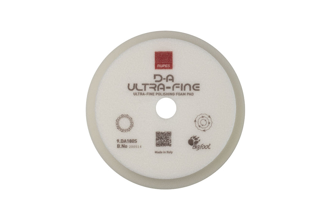 Rupes D-A Ultra Fine Polishing Pads - High Performance - White - Detailer's Domain