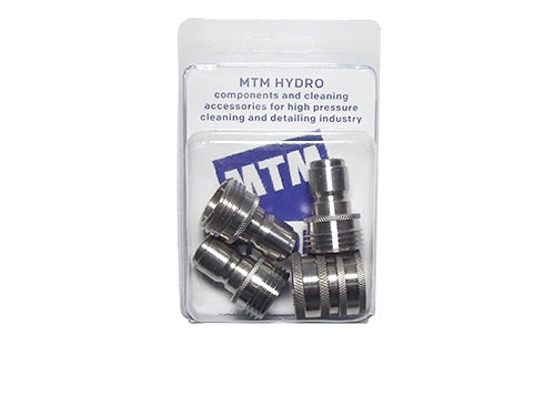 MTM HYDRO Stainless Steel GARDEN HOSE Quick Connect Kit - Detailer's Domain